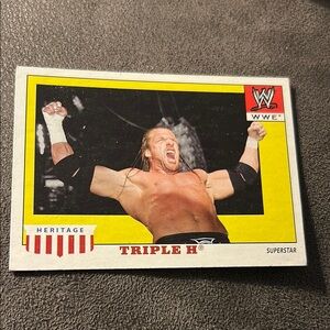 WWE Heritage Triple H Trading Card